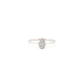 9ct Tear Drop Ring 0.11ct