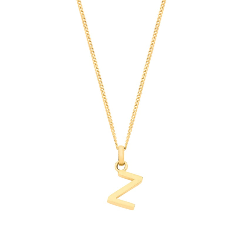 9ct Letter Pendants