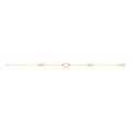 9ct 3 Hearts Bracelet