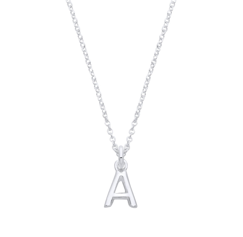 Silver Letter Necklace