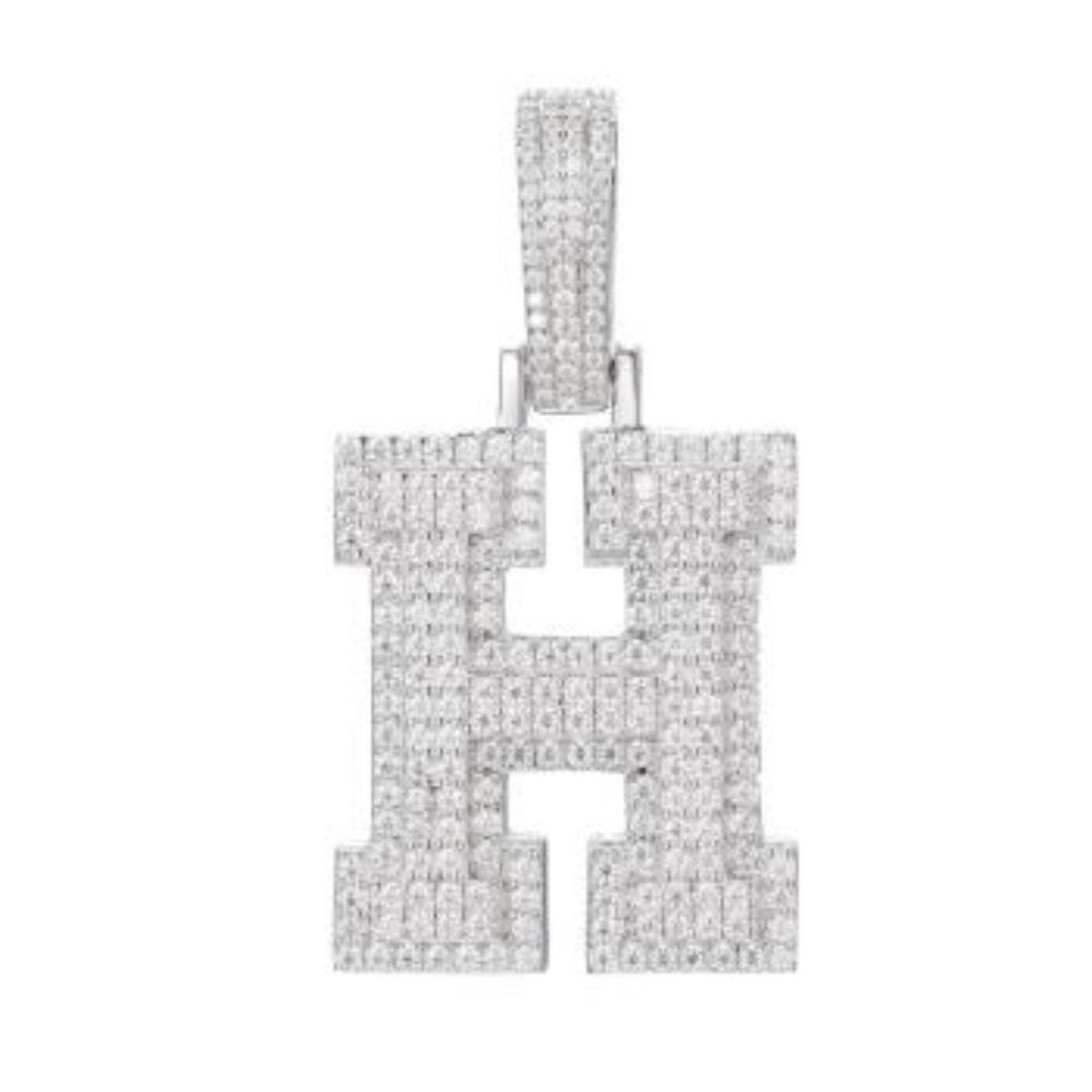 CZ Letter Pendants