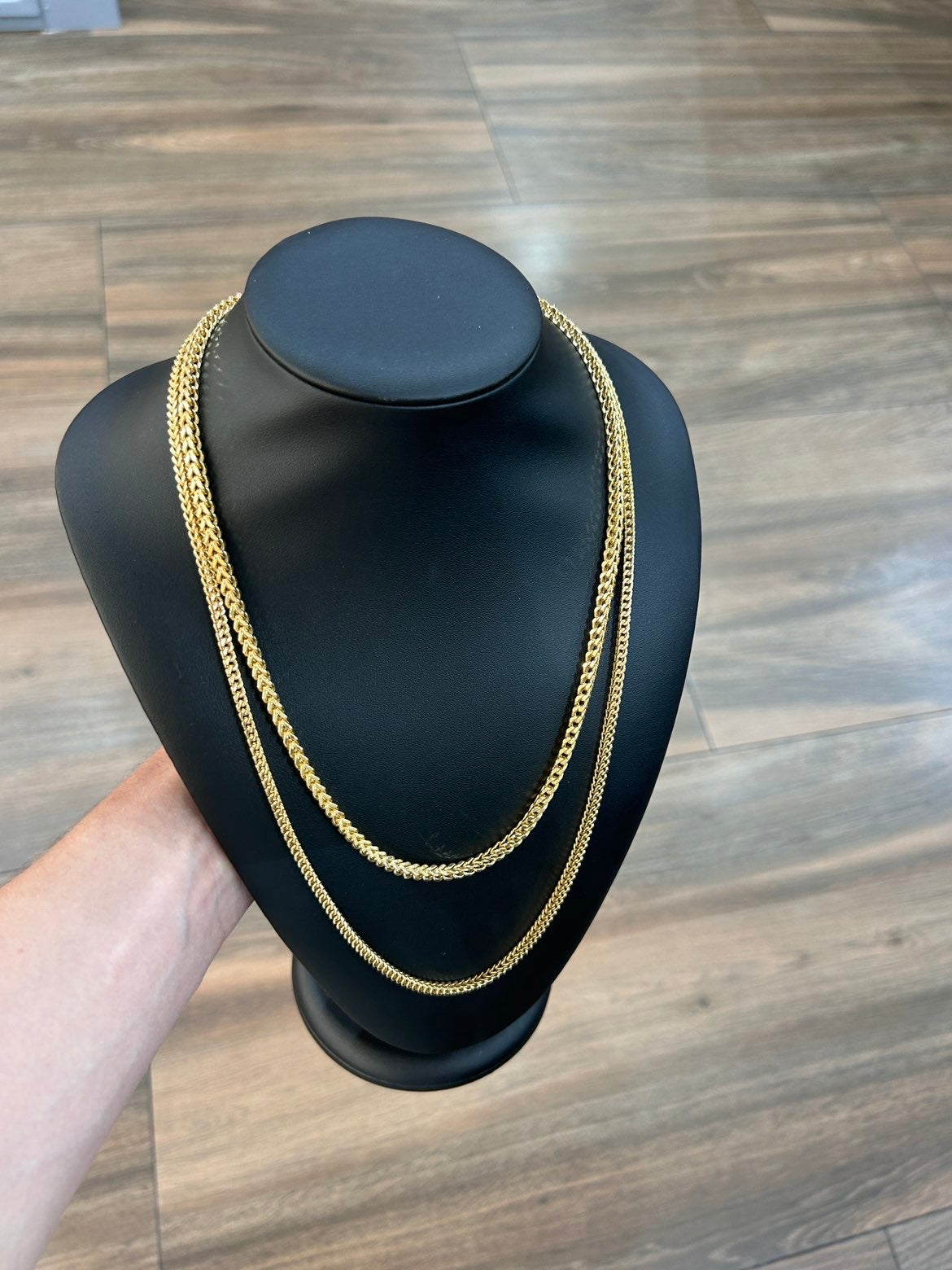 9ct Franco Chains/Bracelet 4mm